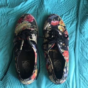 Flower Pattern Vans